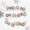 Northlight Ornament String Light Christmas Garland - LED Warm White - 3' - 10ct - Pink